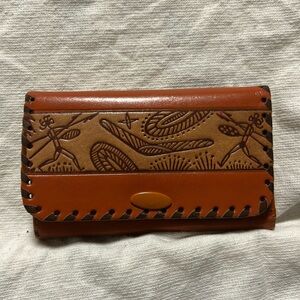 Vintage Genuine Kangaroo Leather Wallet Made In N.S.W. Mayfair Leather Australia